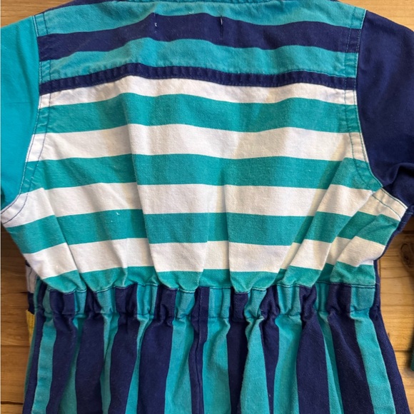 Vintage 90’s Gymboree Size XS/9-12 Months Retro Stripe Collared Jumpsuit - Picture 8 of 12